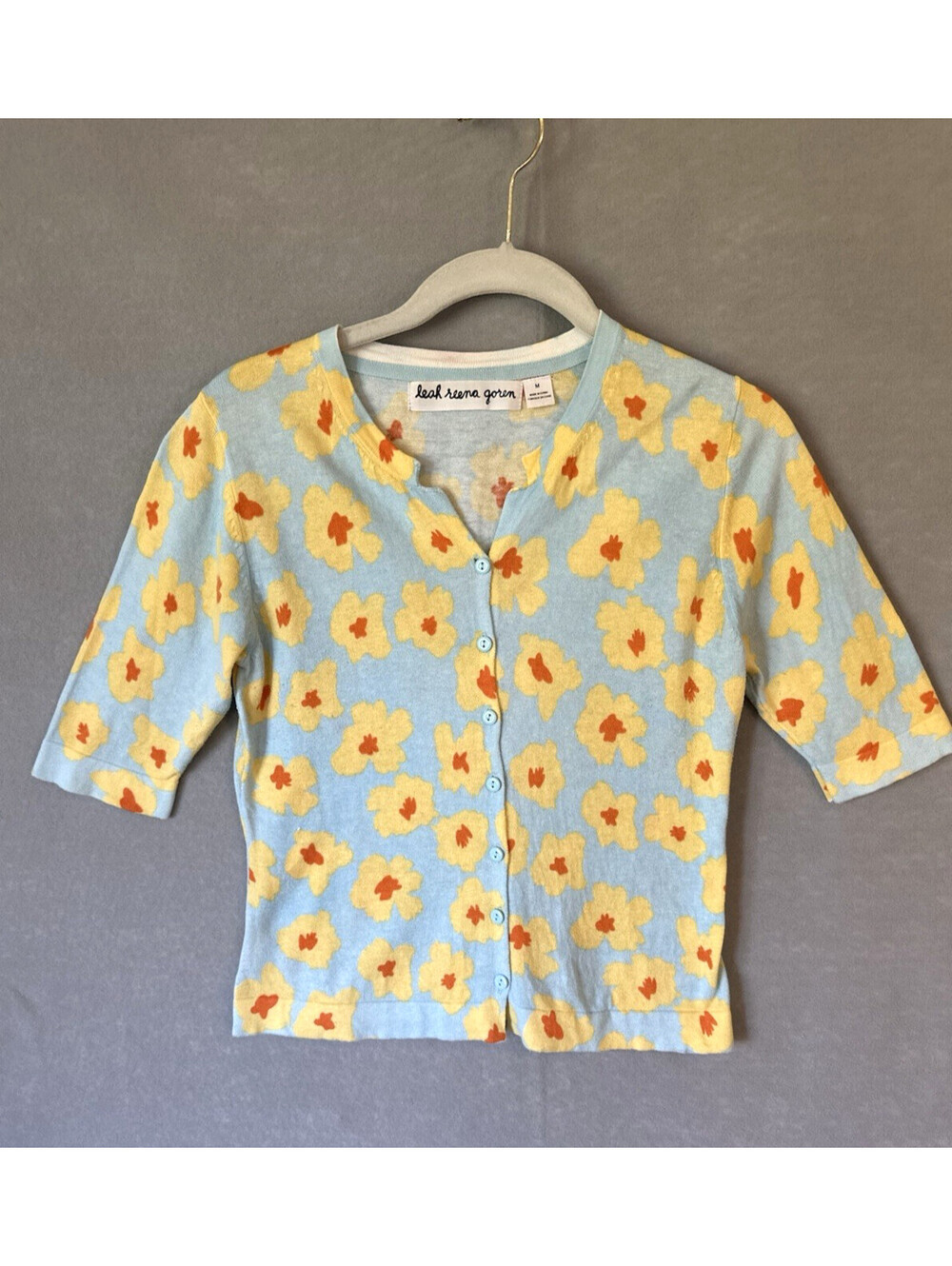 Anthropologie Leah Reena Goren  Cardigan Made In Kind Rare, Size Medium